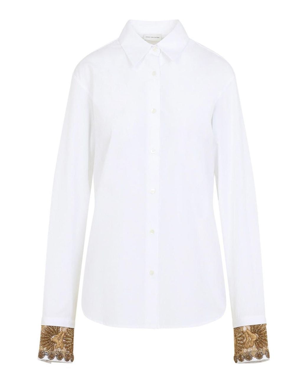 Dries Van Noten White Chloris Shirt