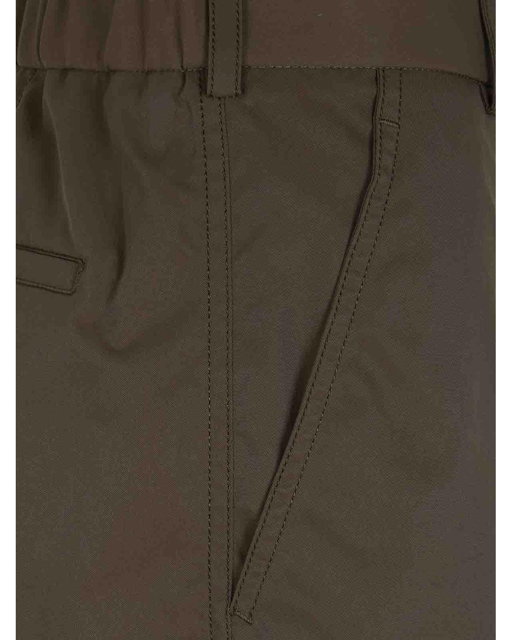 Herno Green Wide Leg Trousers