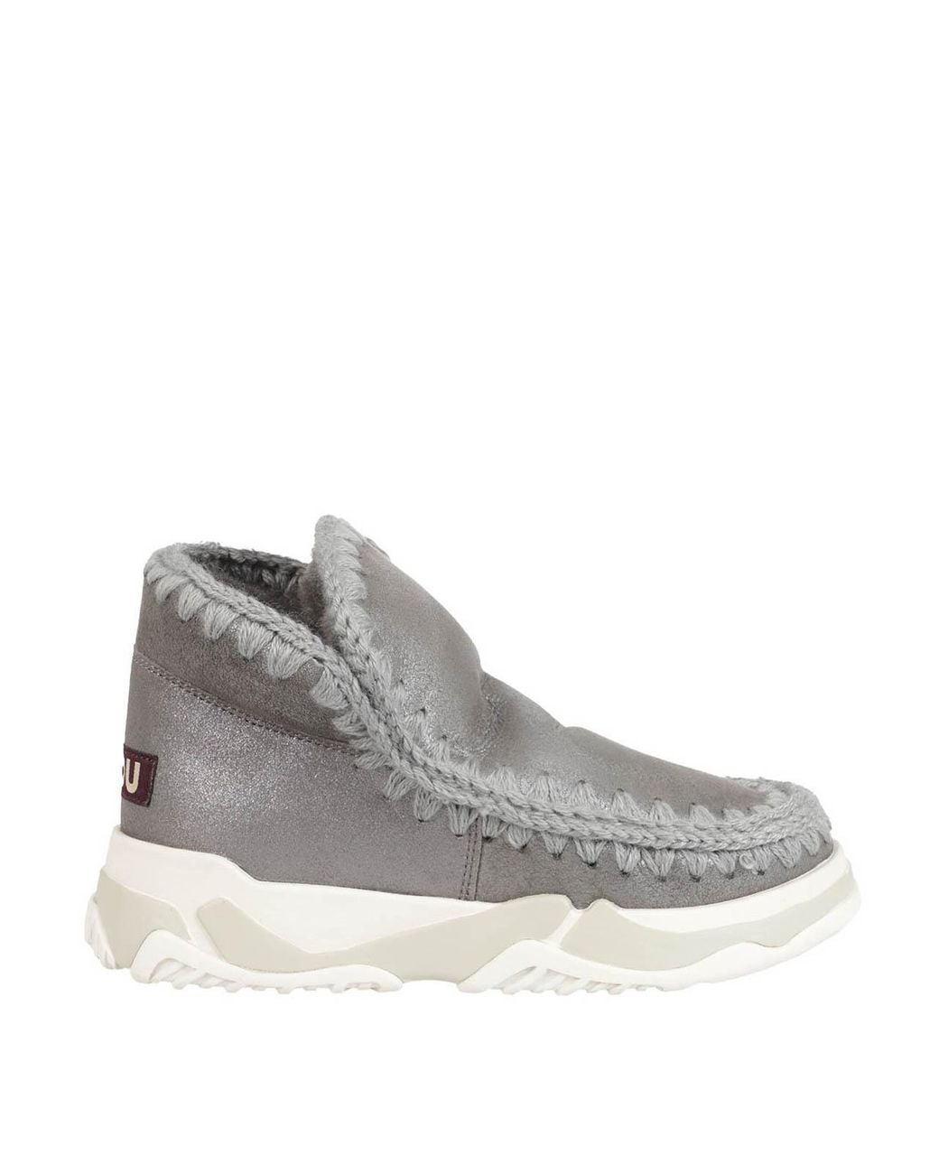 Mou Gray Eskimo Trainer Booties