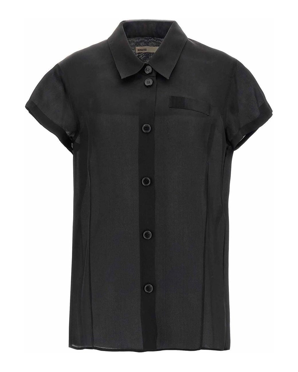 Khaite Black Keefe Shirt