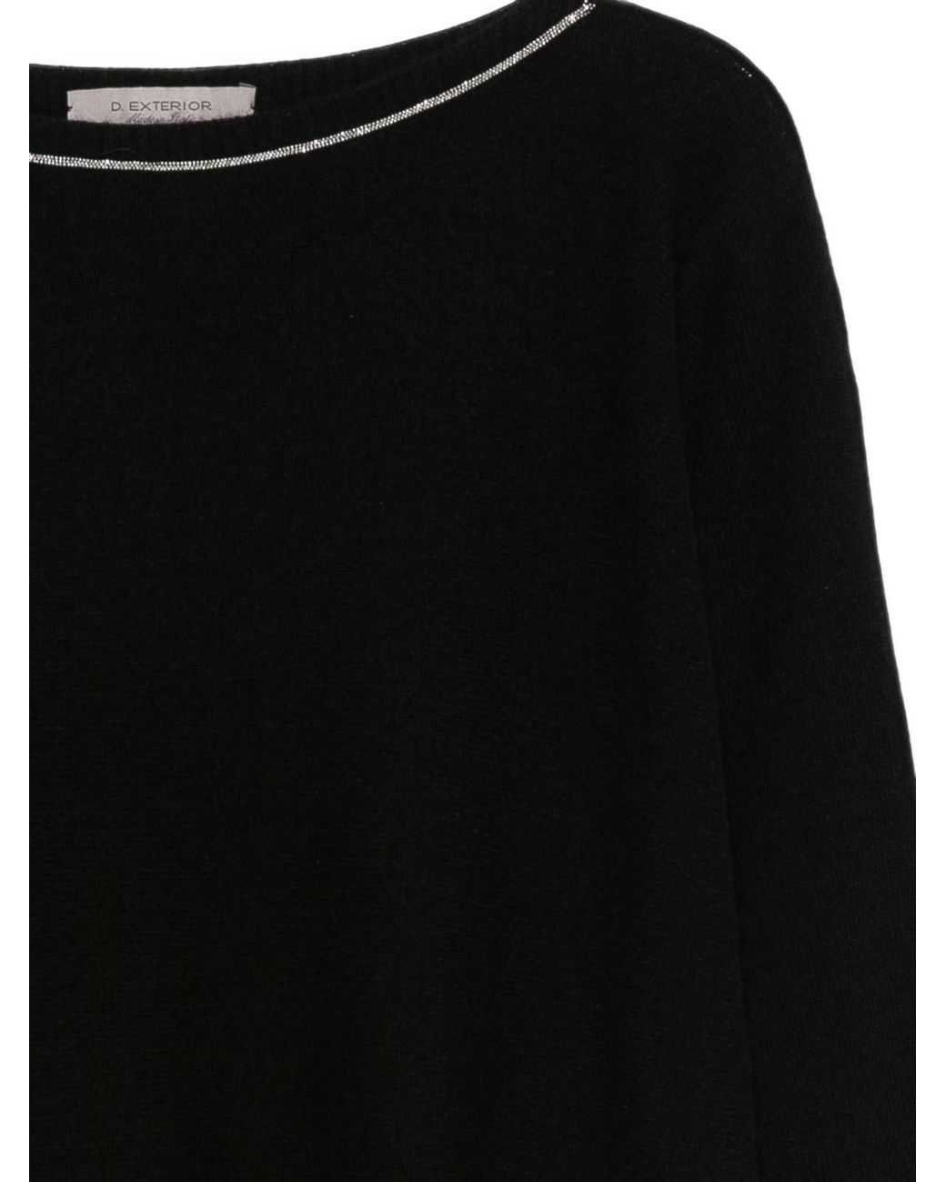 D. EXTERIOR Black Sweater