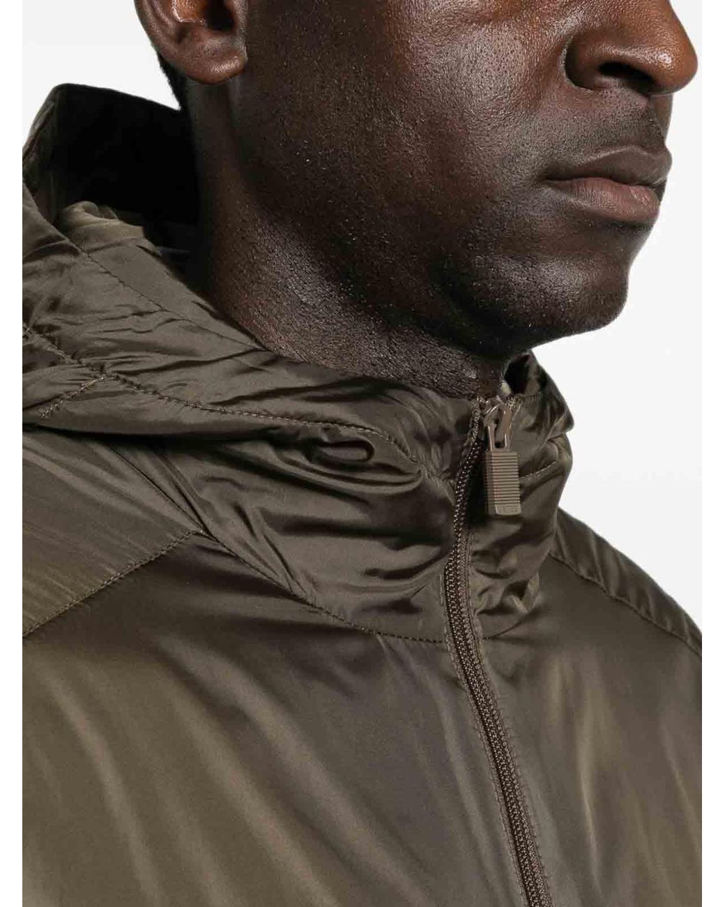 Aspesi Green Military Nylon Jacket for men