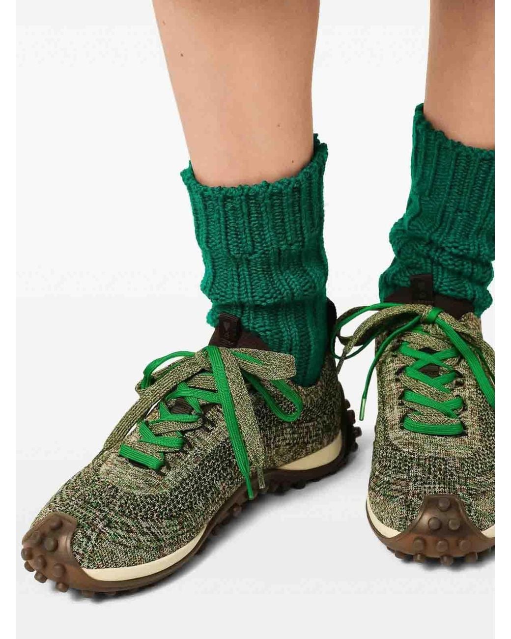Baskets AMI en coloris Green