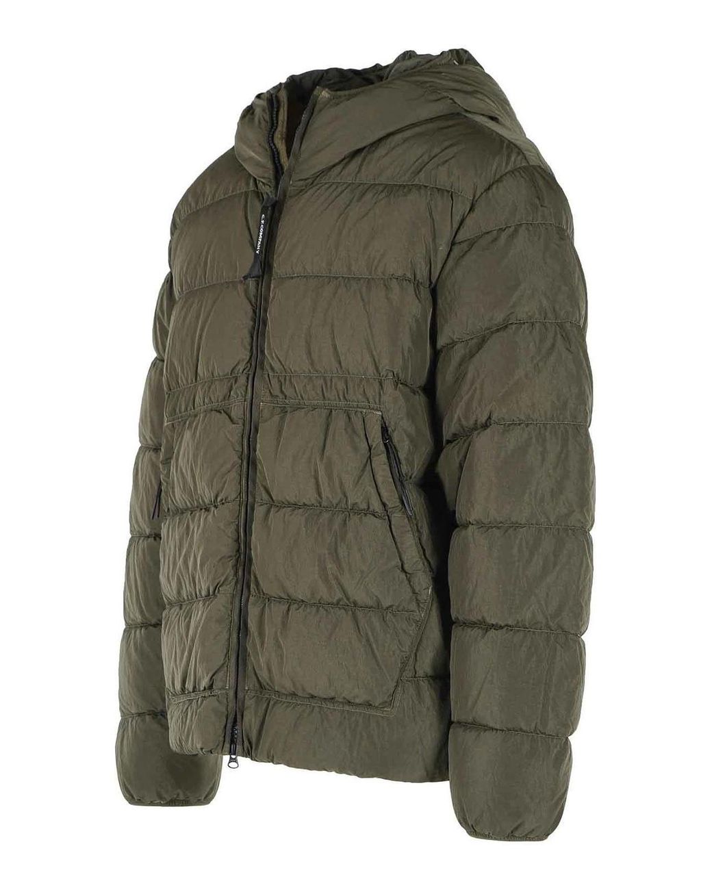 C P Company Green Chrome-R' Polyamide Down Jacket for men