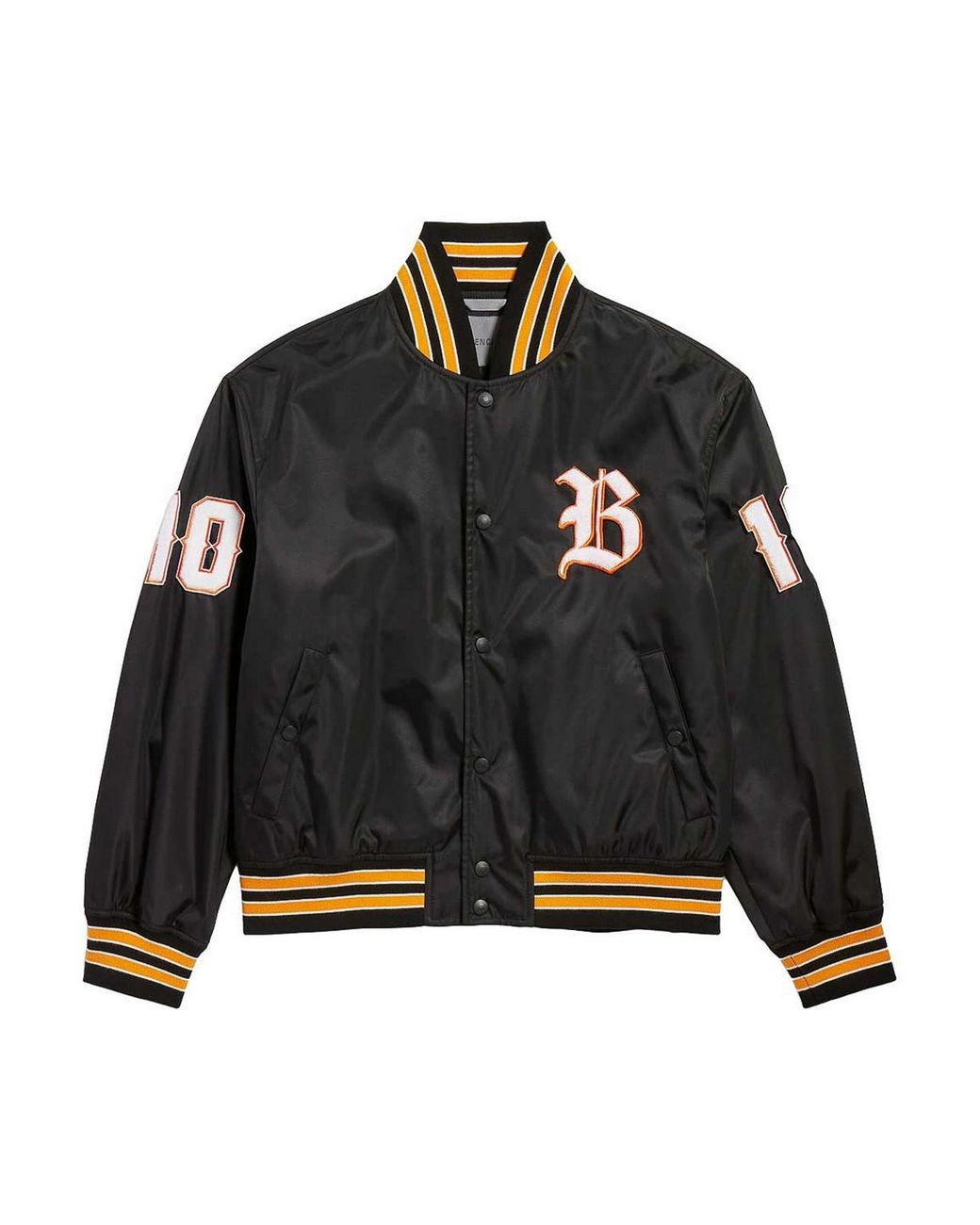 Balenciaga Black Varsity Jacket for men