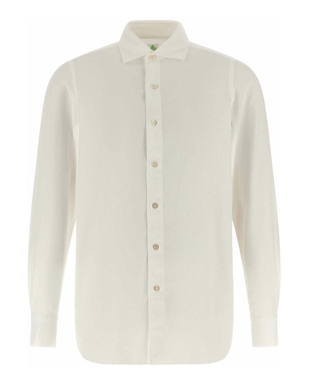 Finamore 1925 White Gaeta' Shirt for men