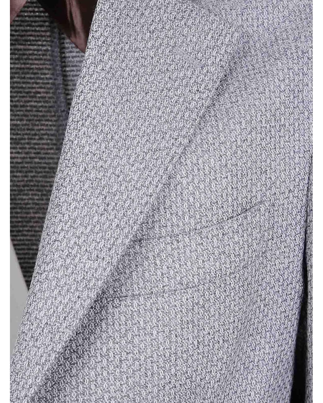 Barba Napoli Gray Bactive Mono Jacket for men