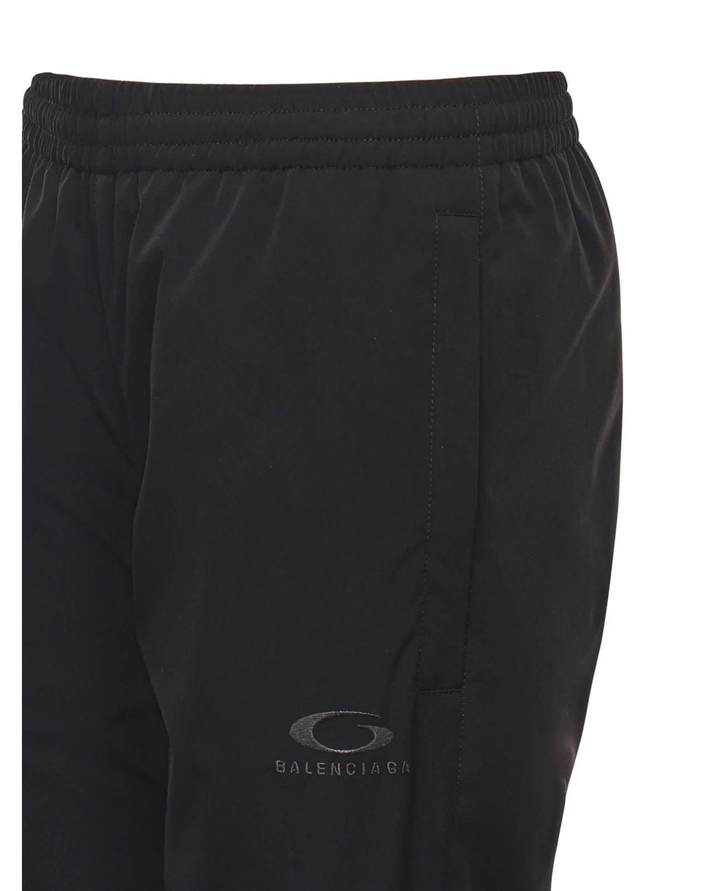 Balenciaga Blue Stretch Fabric Tracksuit Trousers
