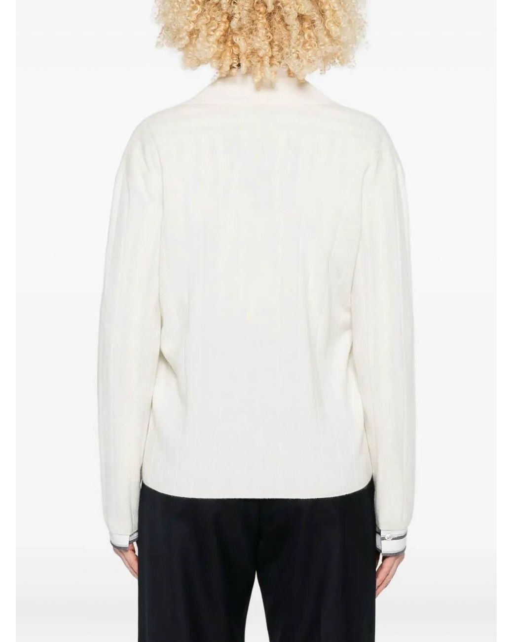 Max Mara White 'Maxmara Pure' Sweater