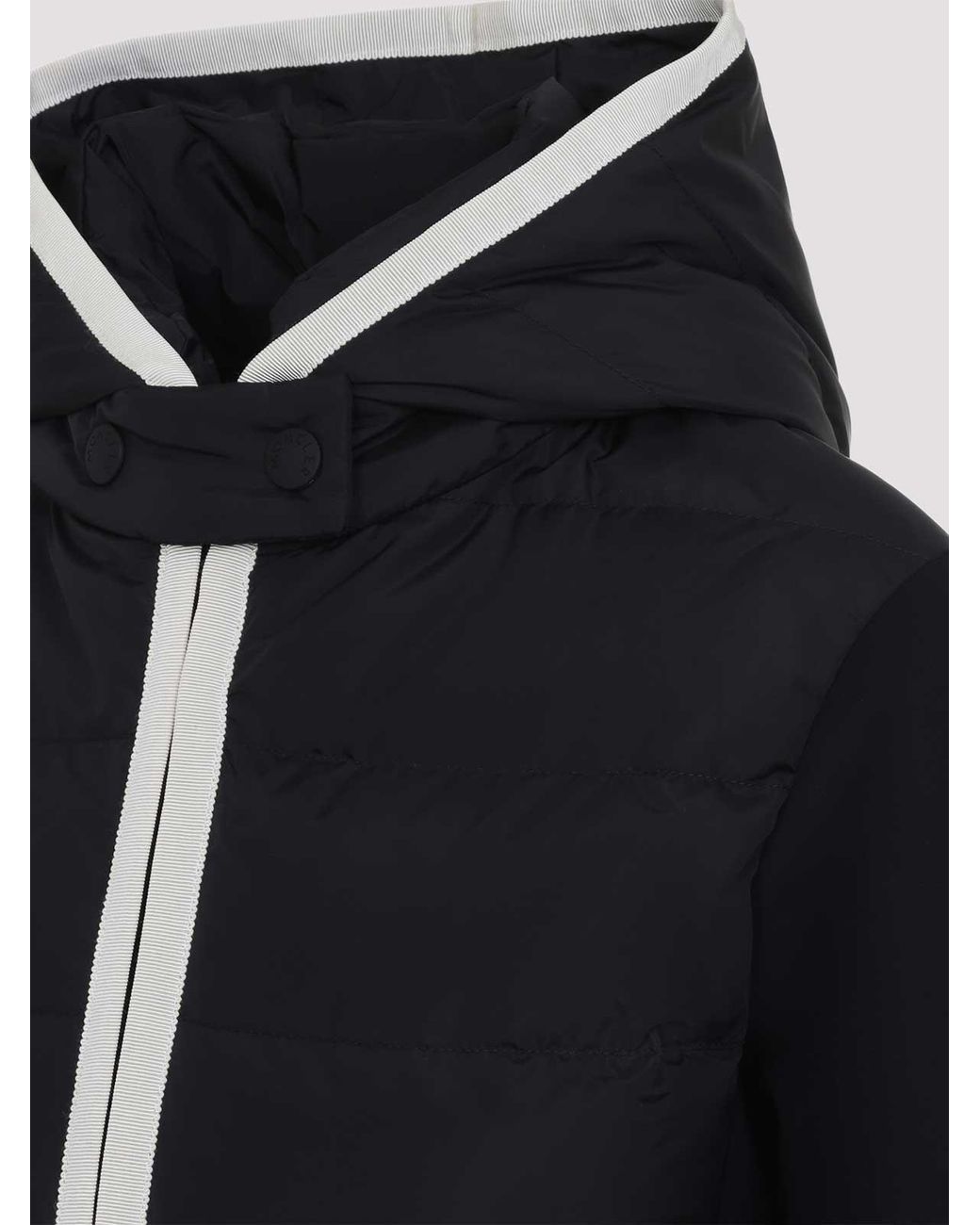 Moncler Black Grenoble Zip Up Cardign
