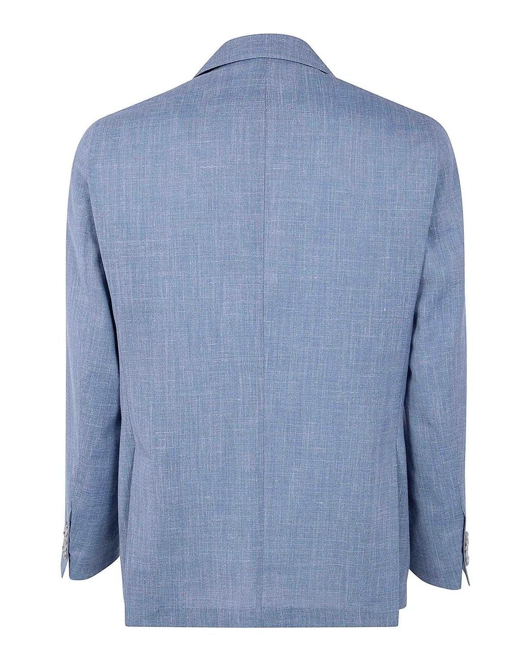 Barba Napoli Blue Bactive Mono Jacket for men