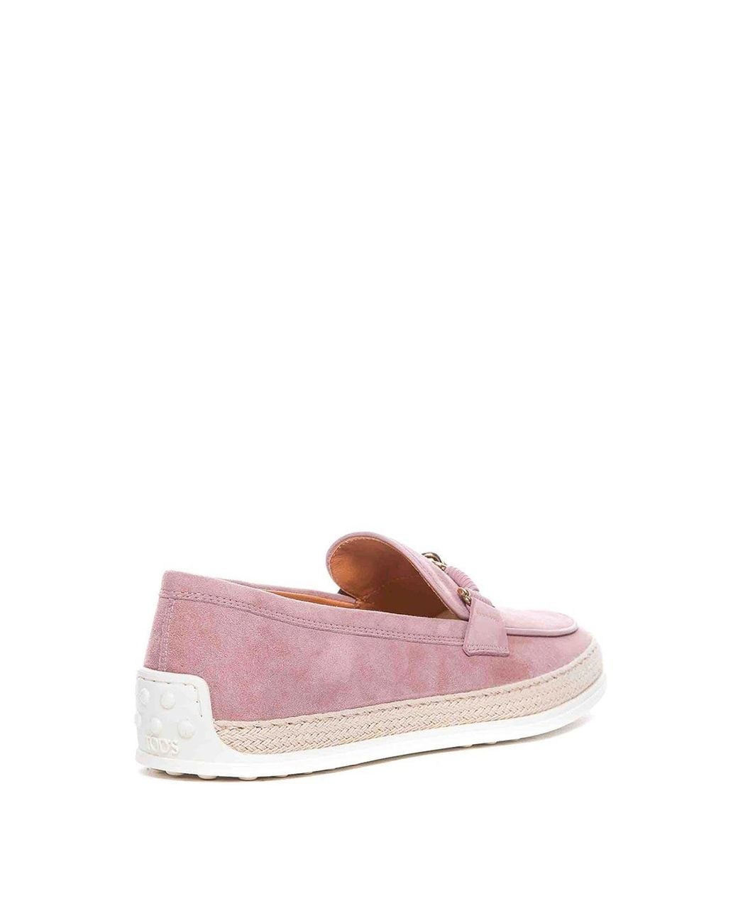 Tod's Pink Loafers