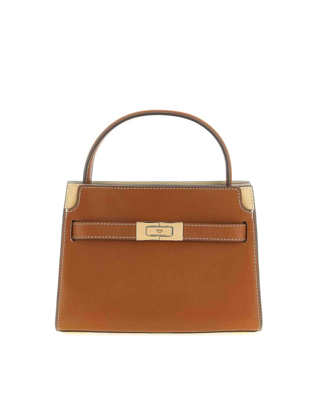 Tory Burch Brown Lee Radziwill Petite Handbag