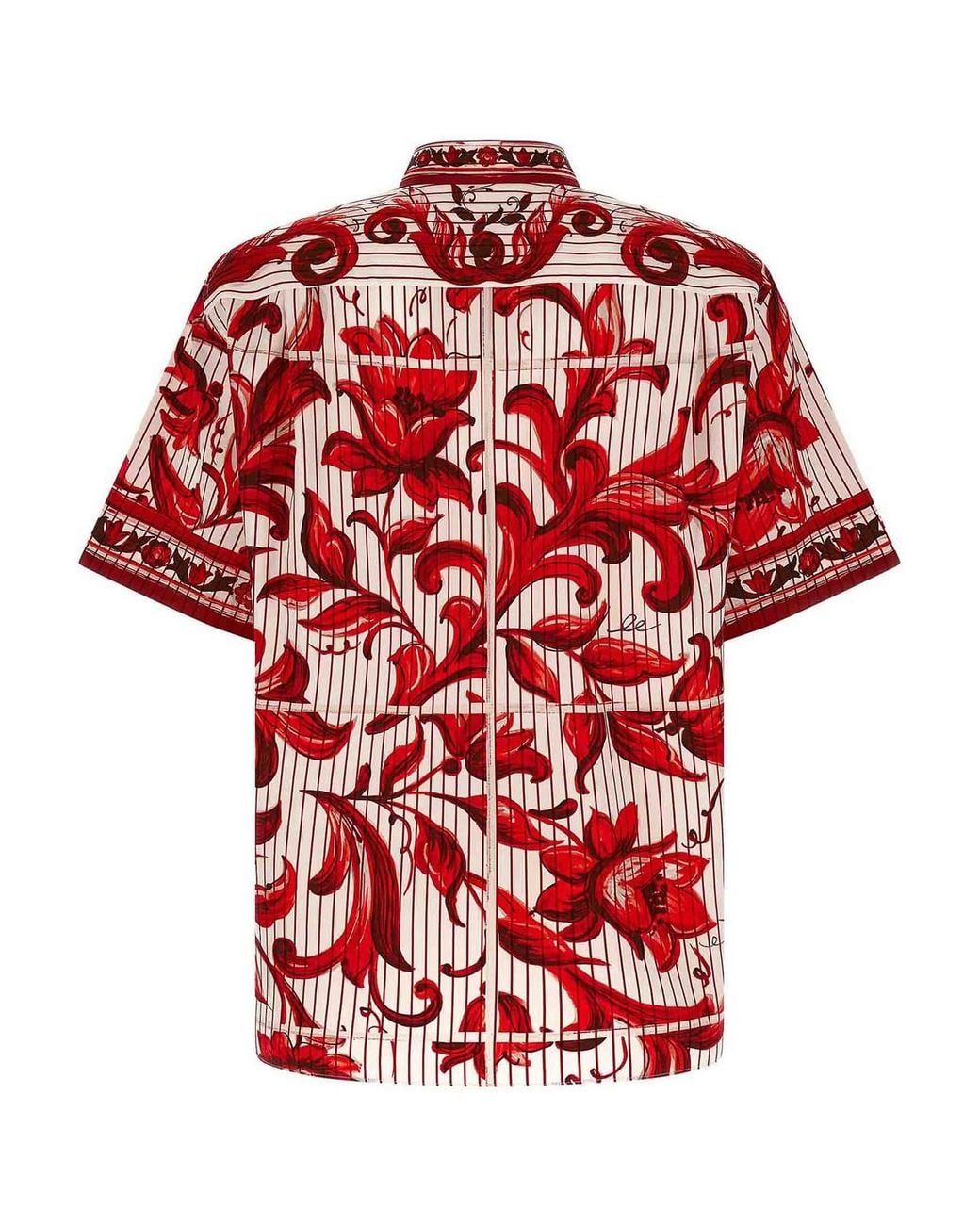Dolce & Gabbana Red Maiolica' Shirt for men