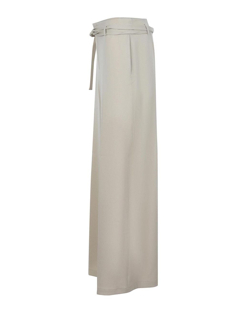 Alysi Gray Trousers Made Of Wool