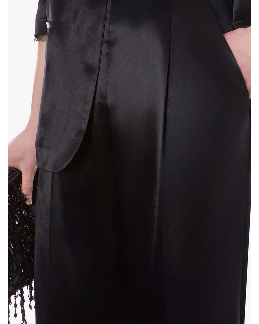 Alberta Ferretti Black Trousers