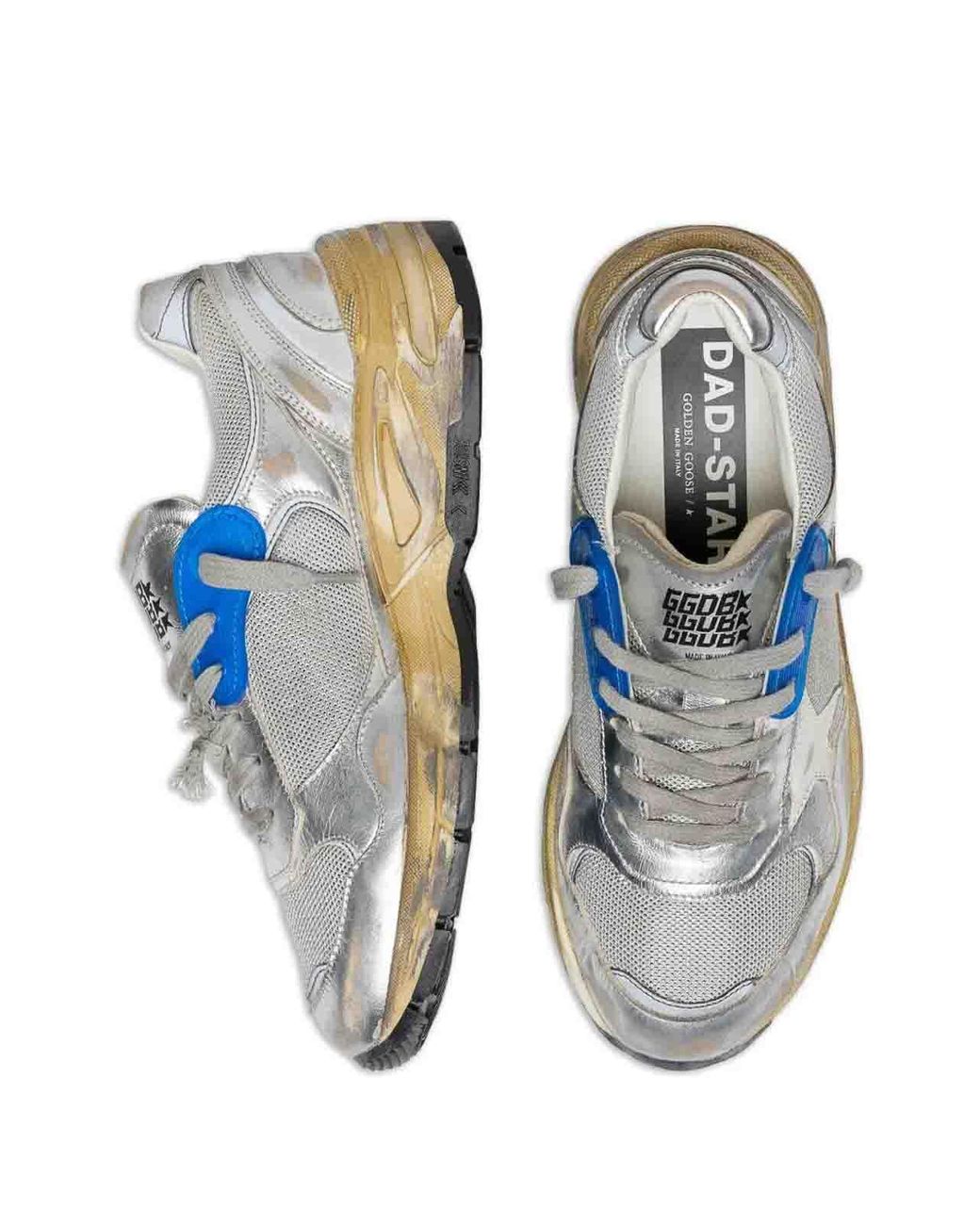 Golden Goose Deluxe Brand Blue Sneakers