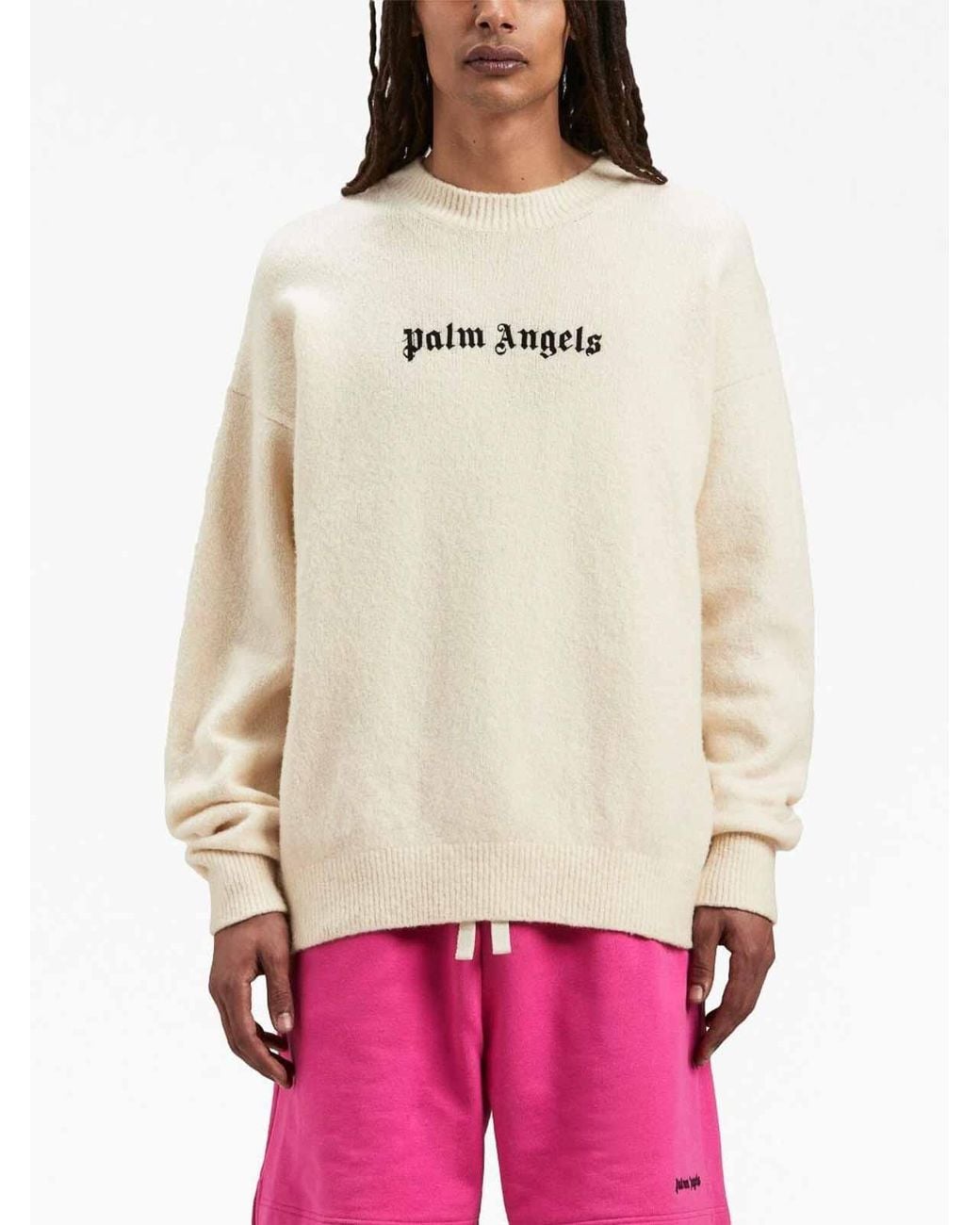 Maglione di Palm Angels in Natural da Uomo