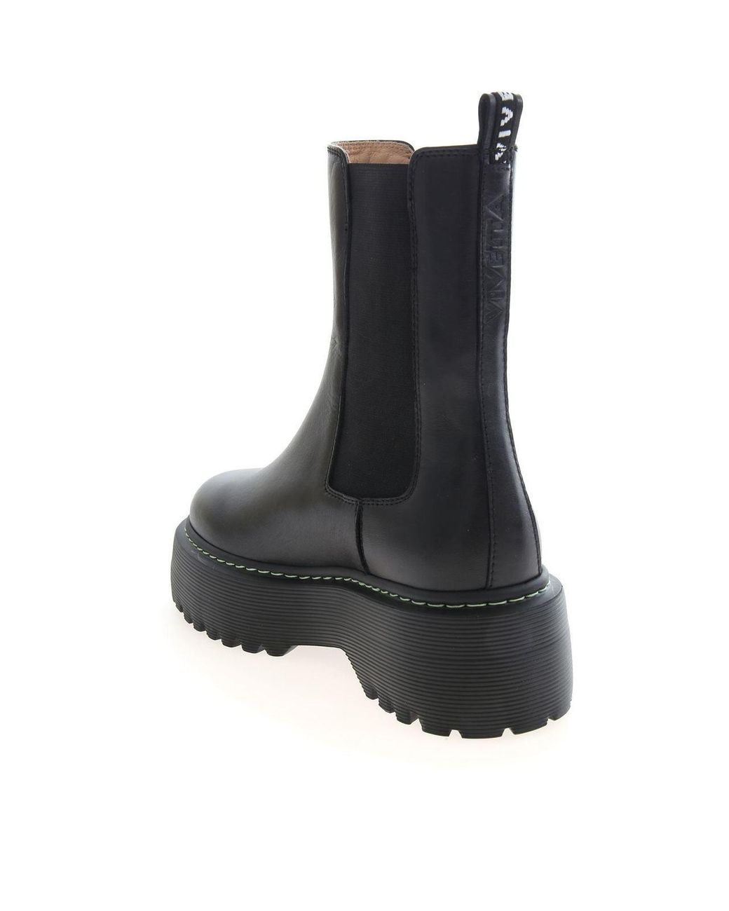 Vivetta Black Platform Chelsea Boots