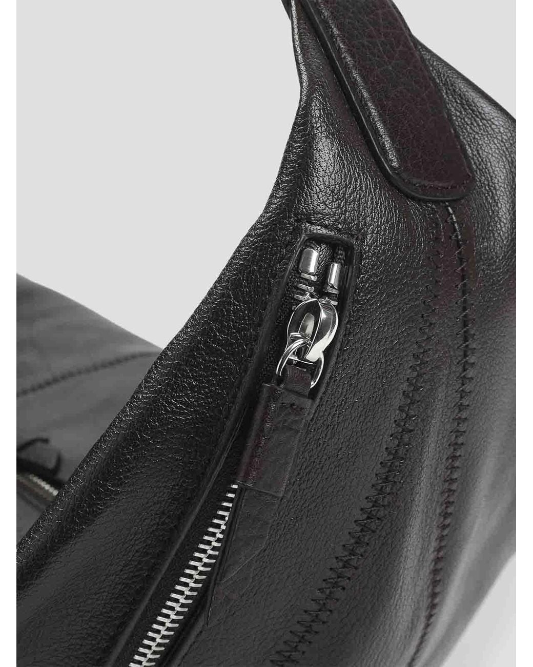 Lemaire Black Quiver Clip Shoulder Bag