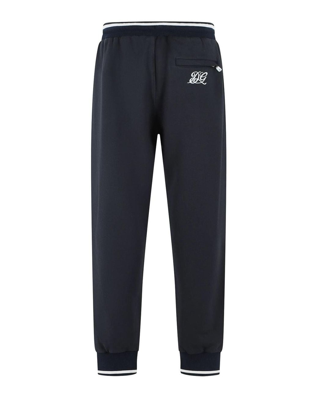 Dolce & Gabbana Blue Jogger Cotton Pants for men