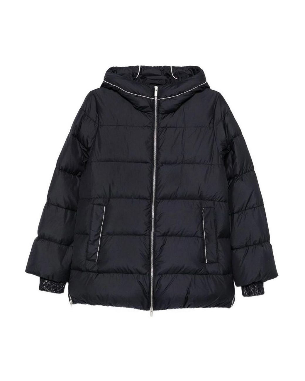 Peserico Blue Puffer Jacket