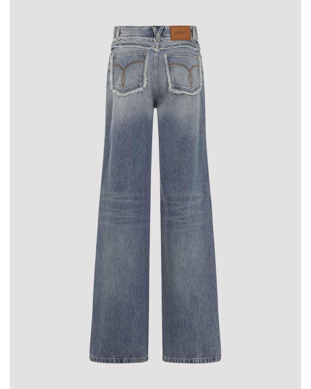 Vaqueros Rectos Versace de color Blue