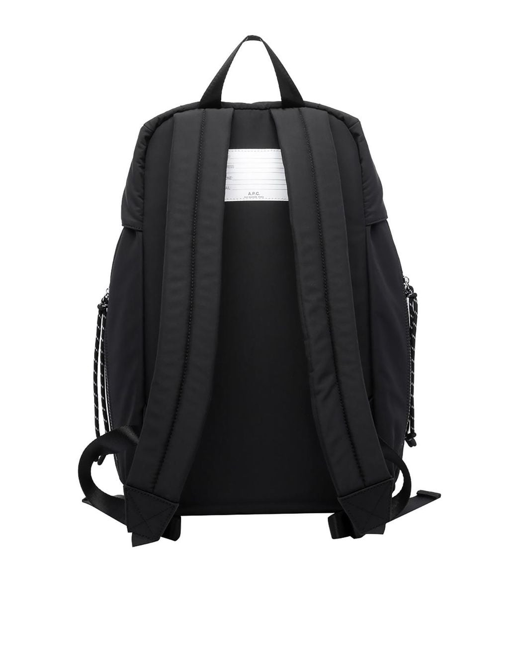 A.P.C. Black Trek Backpack for men