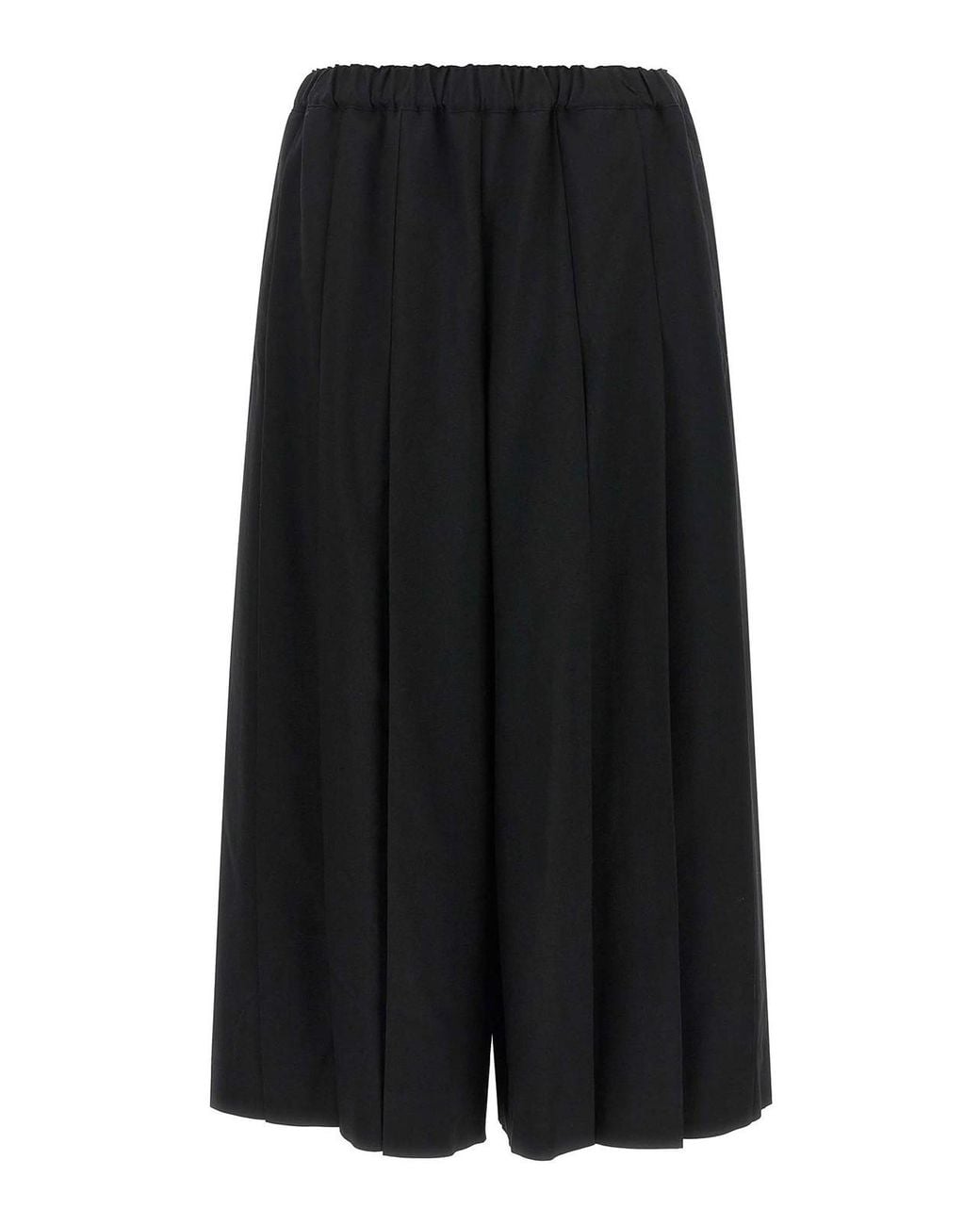 Comme des Garçons Black Pleated Trousers