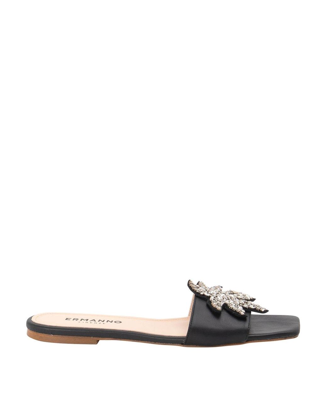 Ermanno Scervino White Slippers With Application