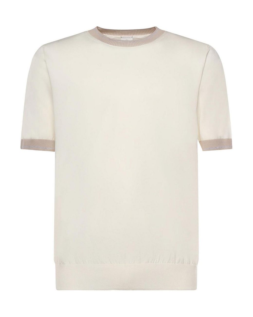 Eleventy Natural Cotton T-Shirt for men