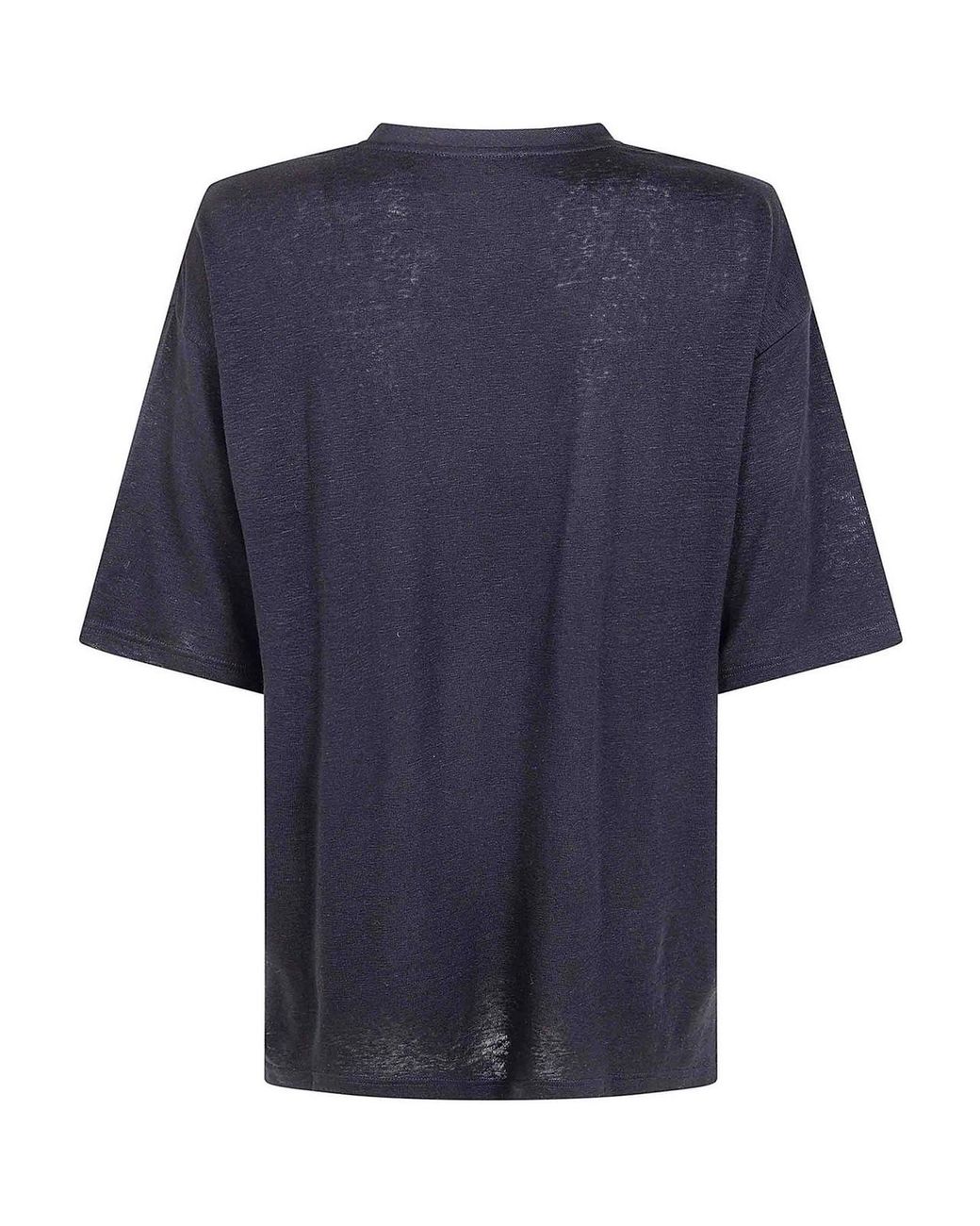 Ma'ry'ya Blue Lino Stretch T-Shirt