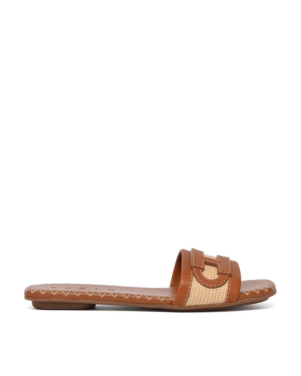 Hogan Brown H685 Flat Sandals