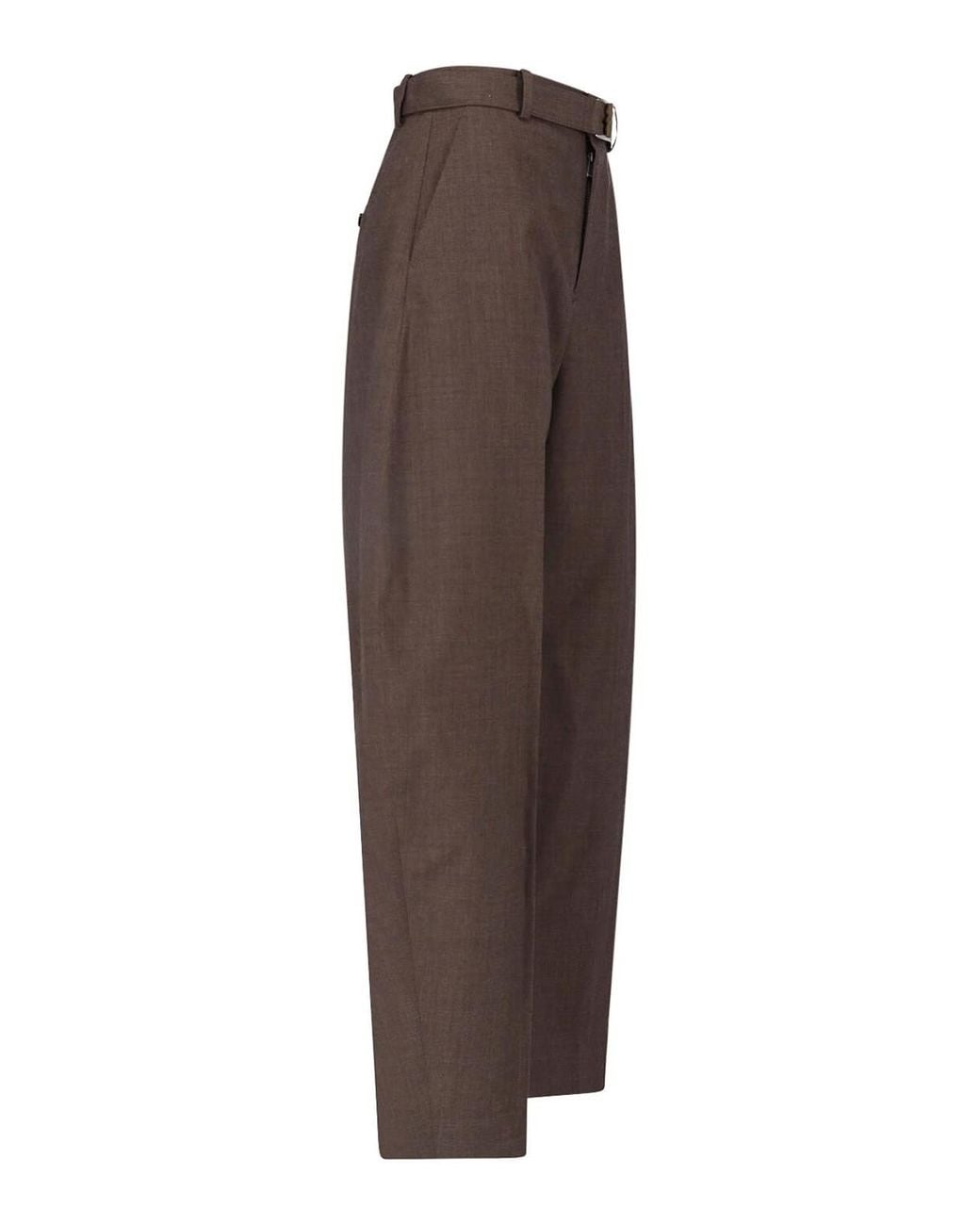 Sacai Brown Wool Trousers