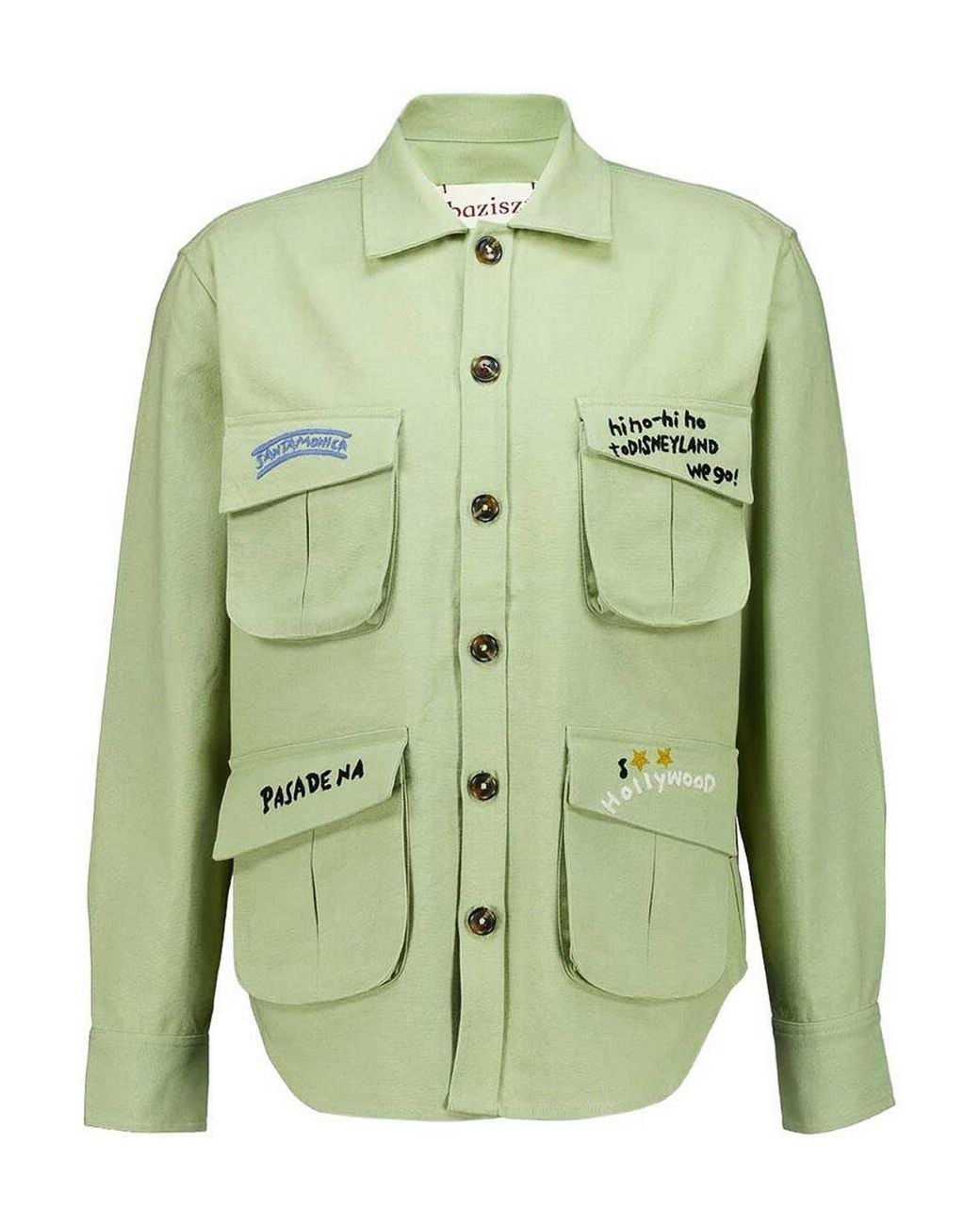 BAZISZT Green Pasadena Jacket for men