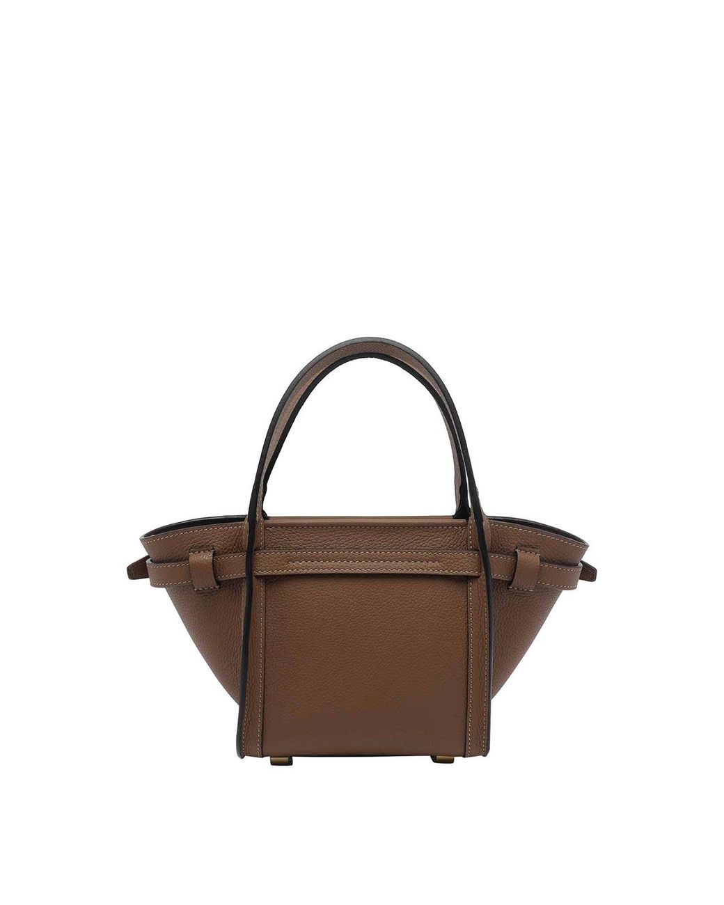Tod's Brown Tods Mini Tim Shopping Bag