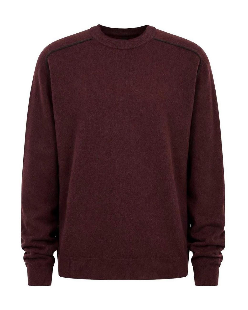 Maison Margiela Purple Virgin Wool Crewneck Sweater for men