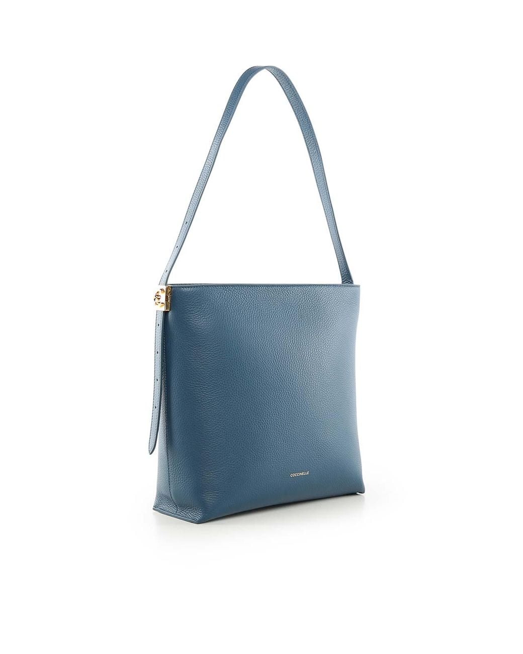 Coccinelle Blue Leather Shoulder Bag