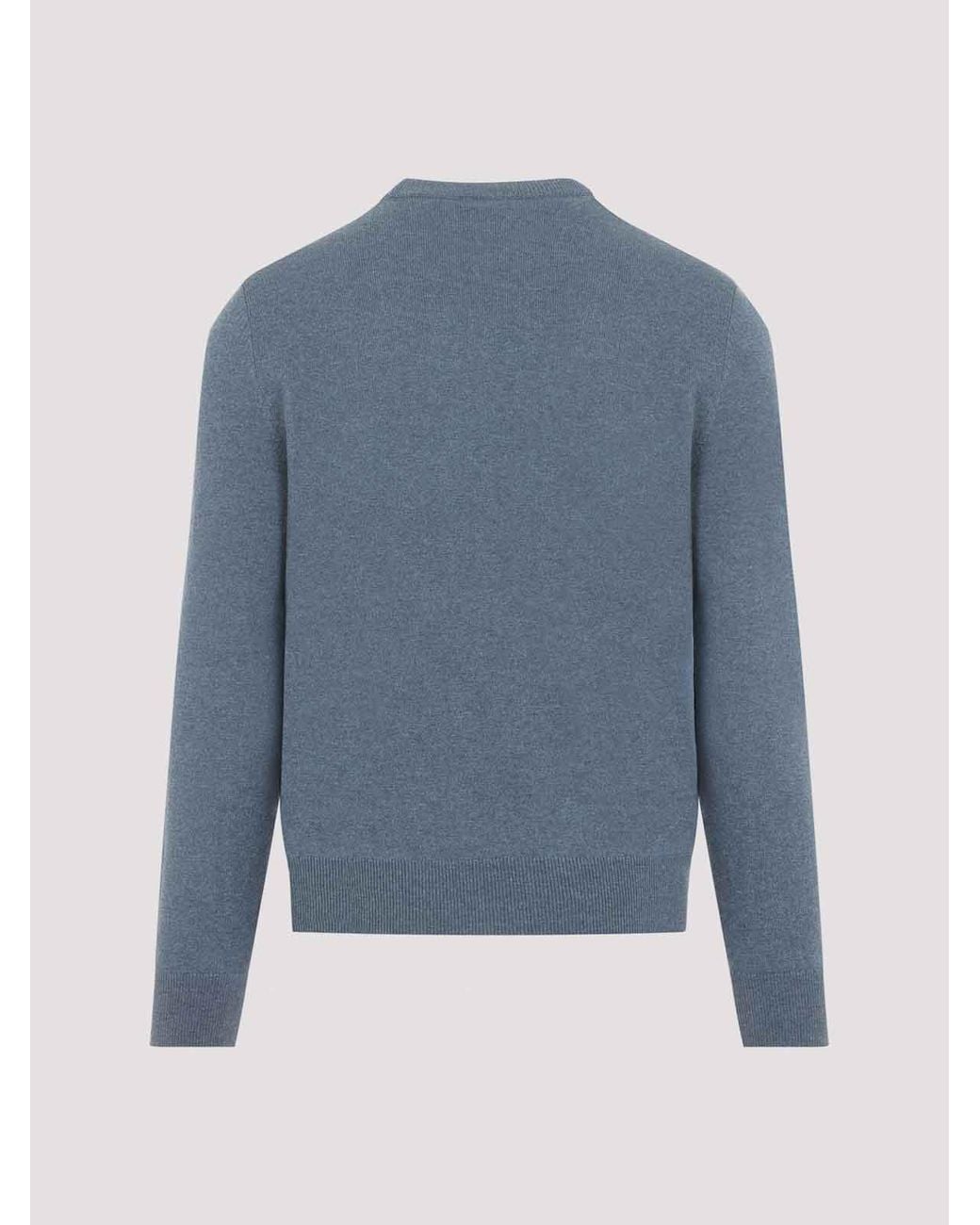 Brioni Blue Crewneck Sweater for men