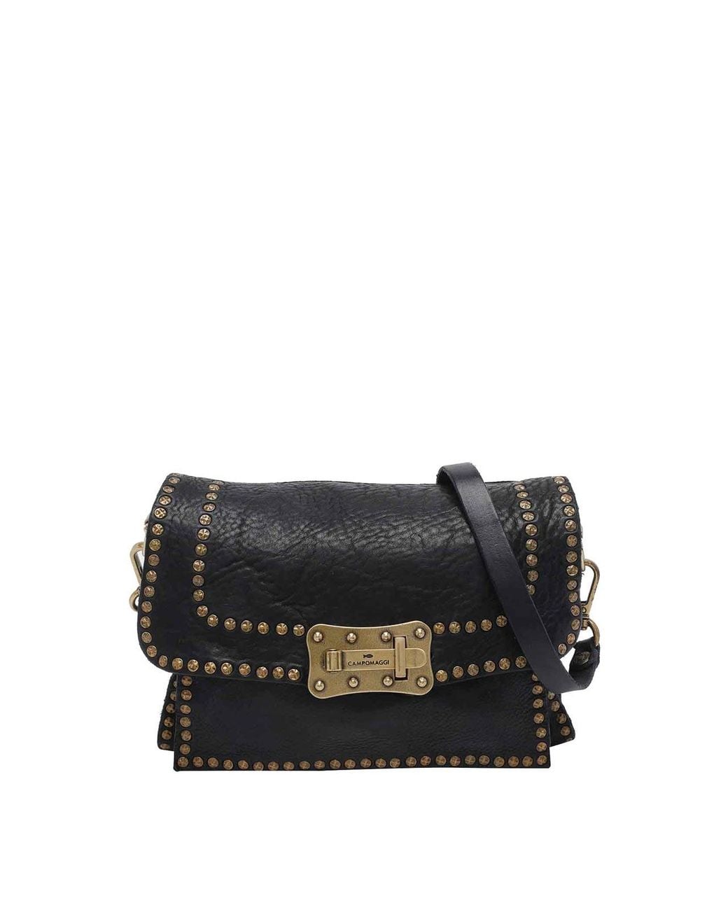 Campomaggi Black Small Agnese Crossbody Bag