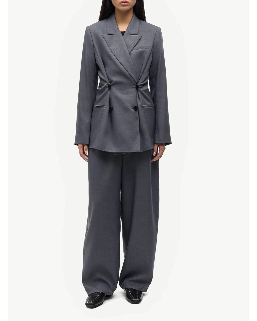 Samsøe & Samsøe Blue Blazer Sahelly Dark