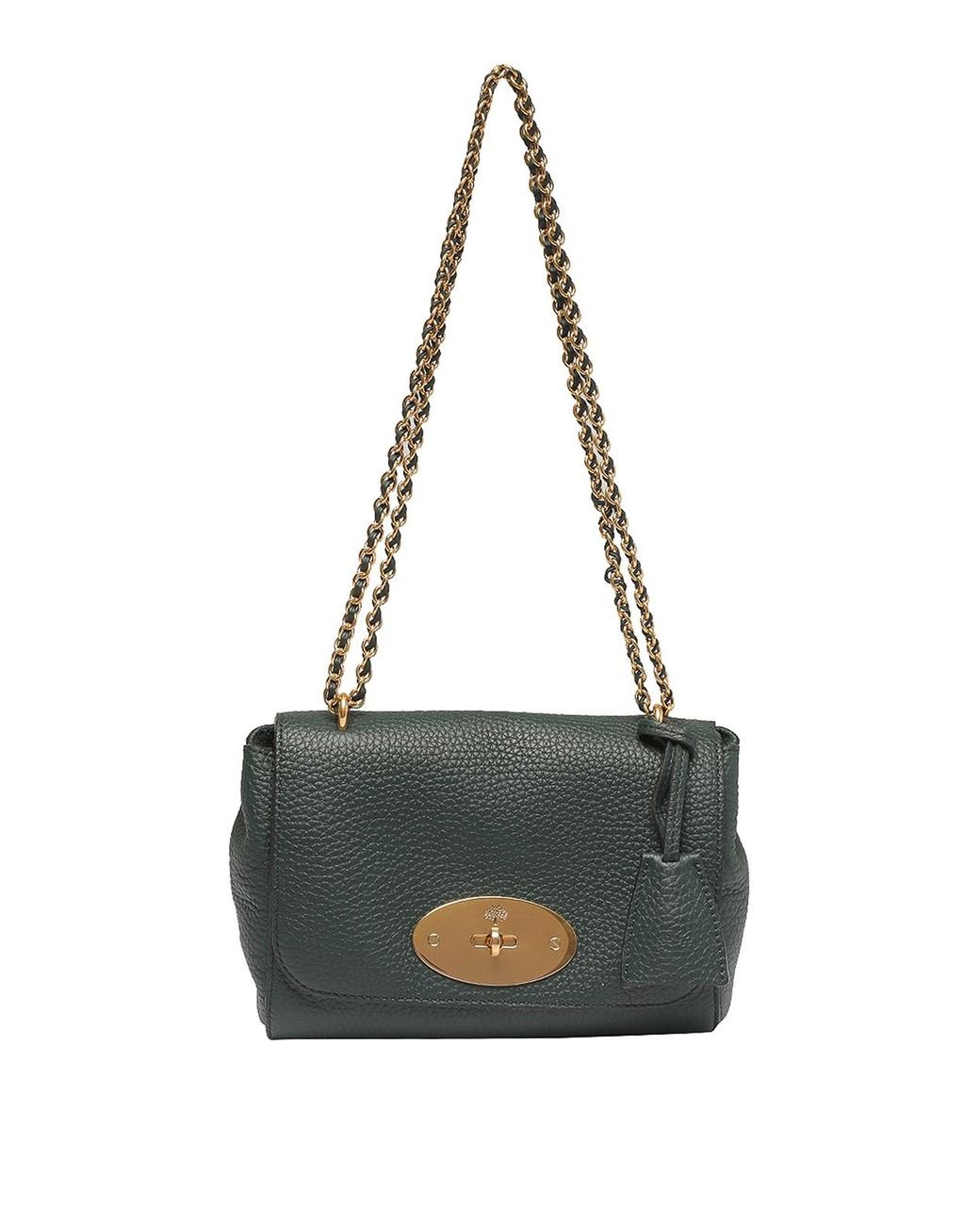 Mulberry Hammered Leather Bag With Chain Strap in Green Lyst UK