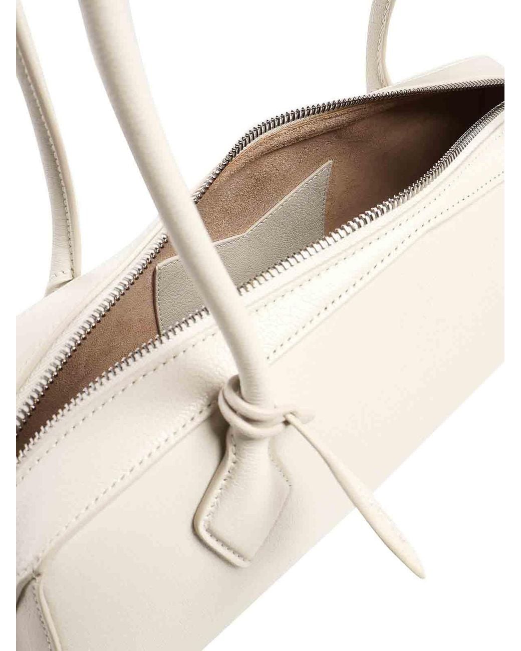 Alaïa White Le Teckel Medium Bag