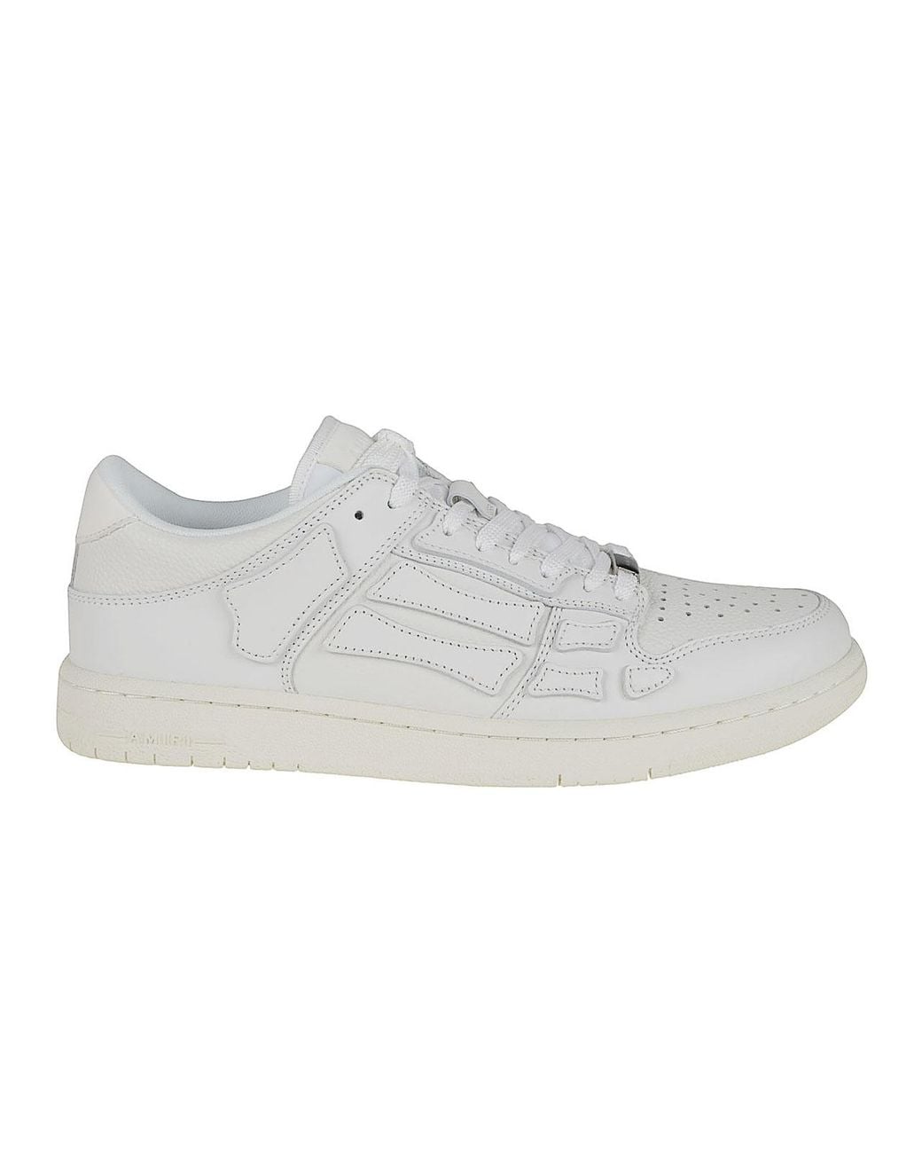 Amiri White "Skel Top Low" Sneakers for men