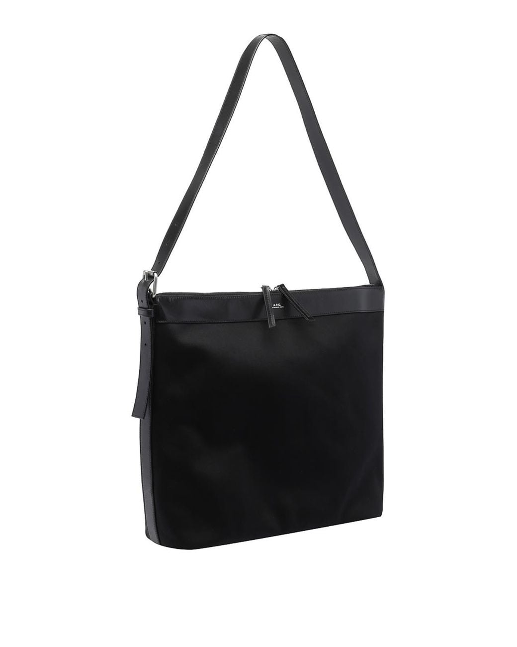 A.P.C. Black Vera Maxi Shoulder Bag for men