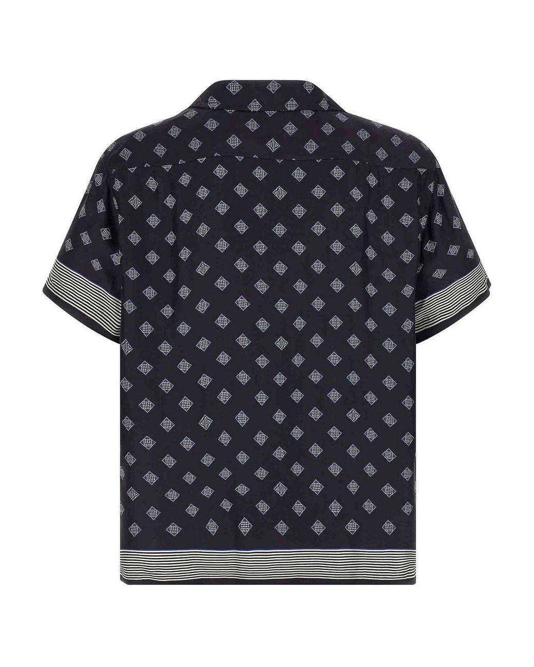 Bode Black Foyer Diamond Shirt for men