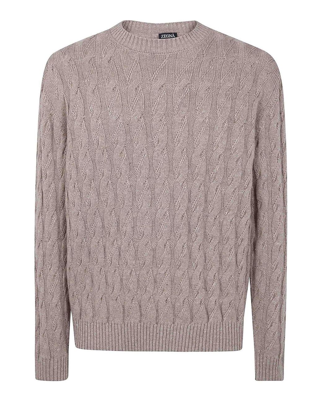 Zegna Gray Z Lux Leisurewear Turtle Neck for men