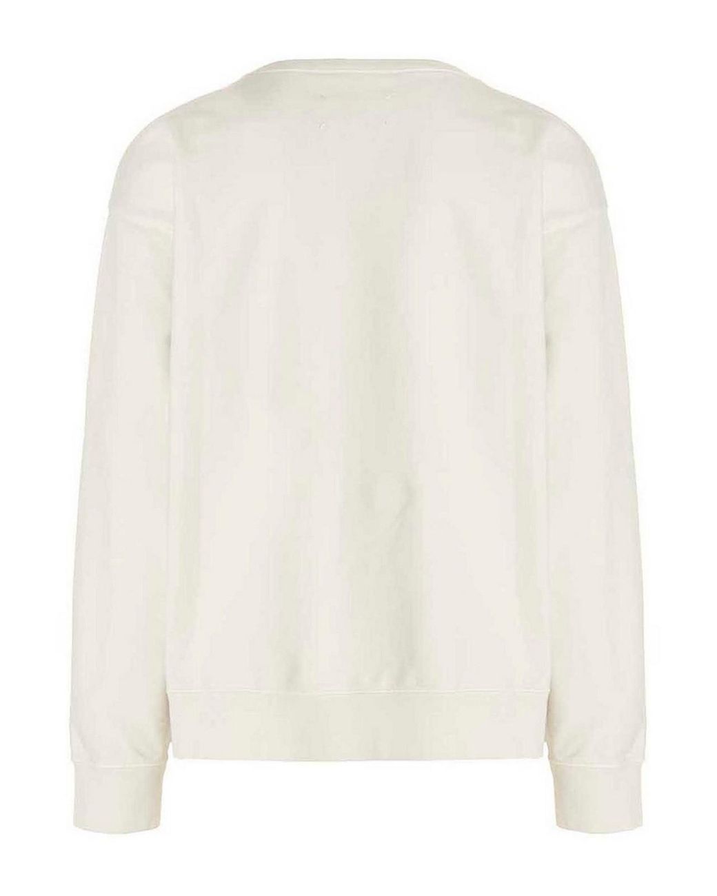 Maison Margiela White Logo Embroidery Sweatshirt for men
