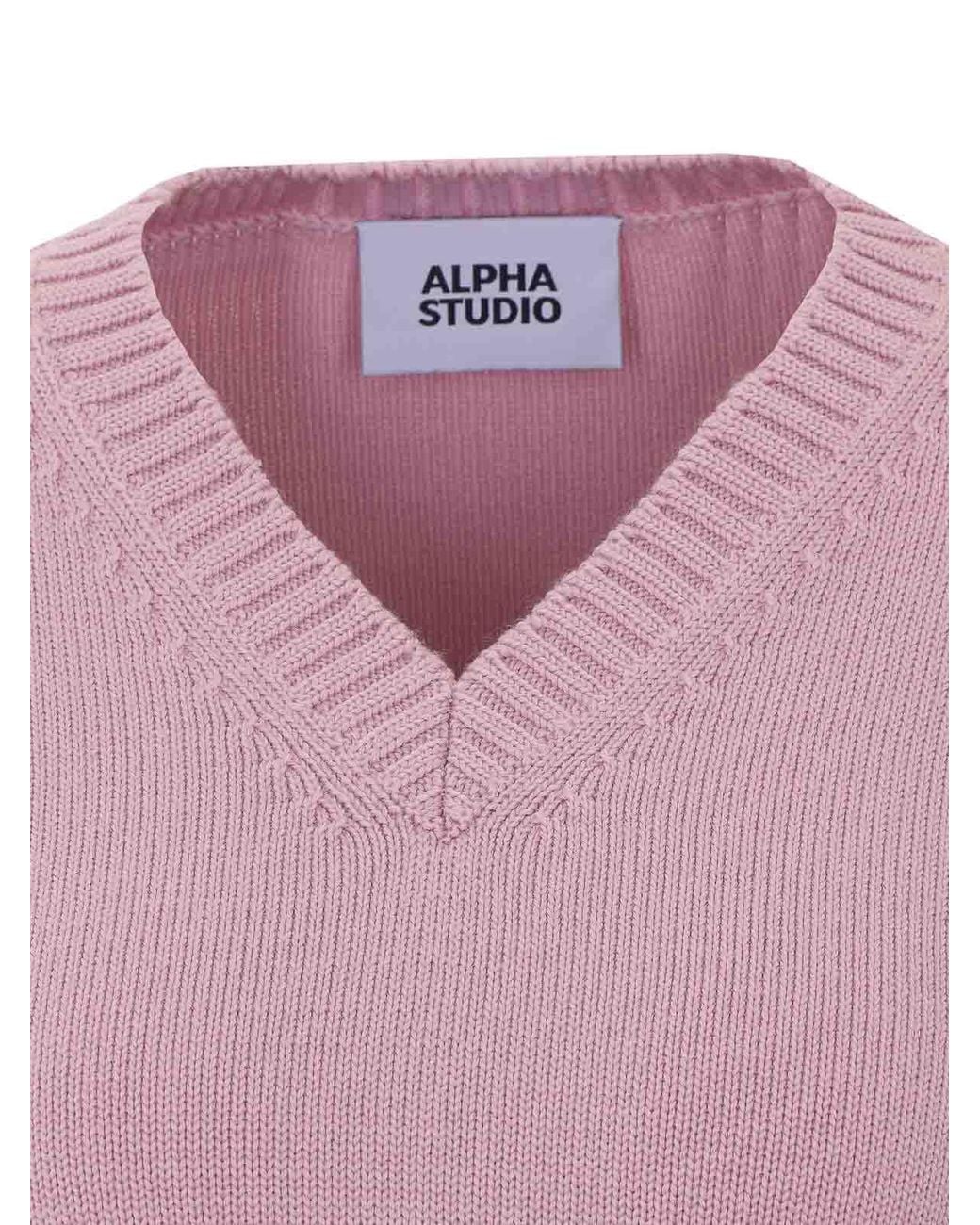 Alpha Studio Pink Sweater