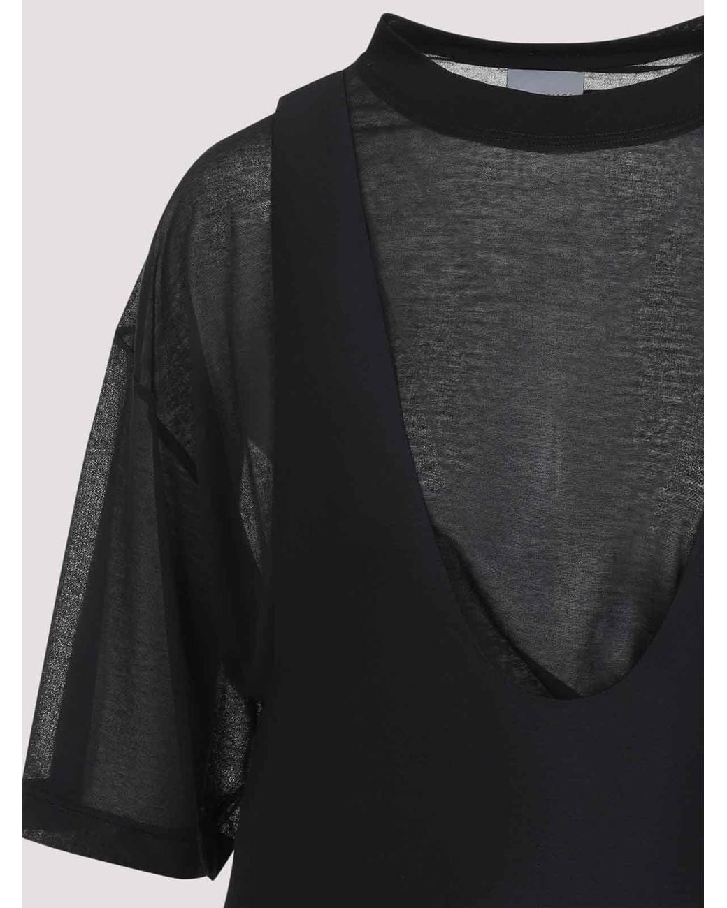 Balenciaga Black Tshirt Dress